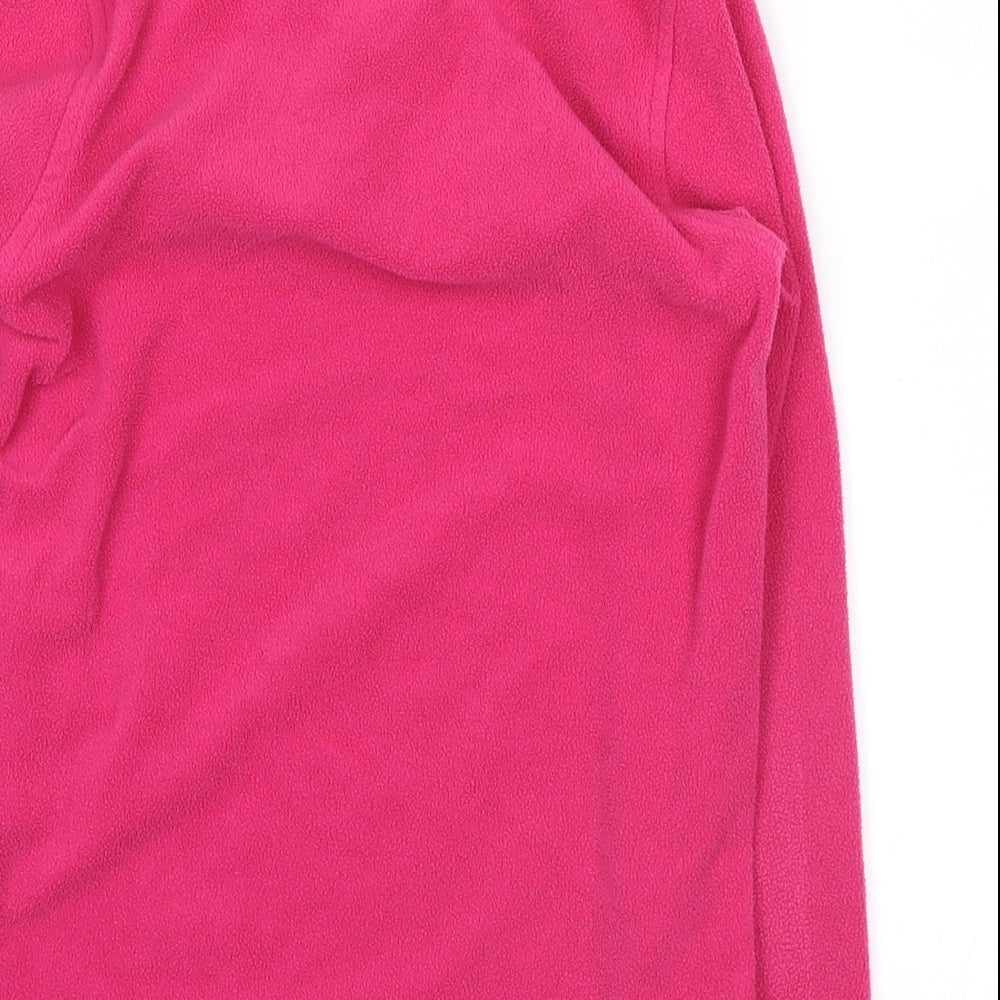 Regatta Girls Pink  Fleece Pullover Jumper Size 9-10 Years