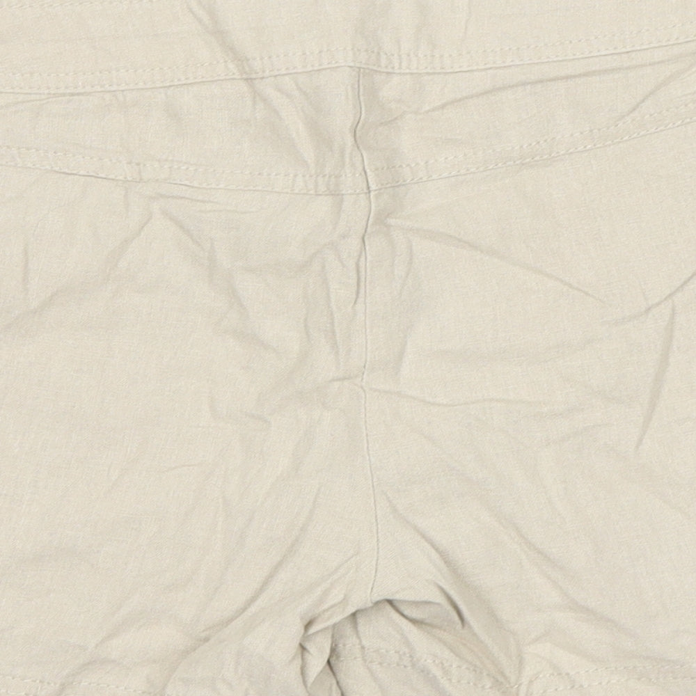 Papaya Womens Beige   Cargo Shorts Size 14