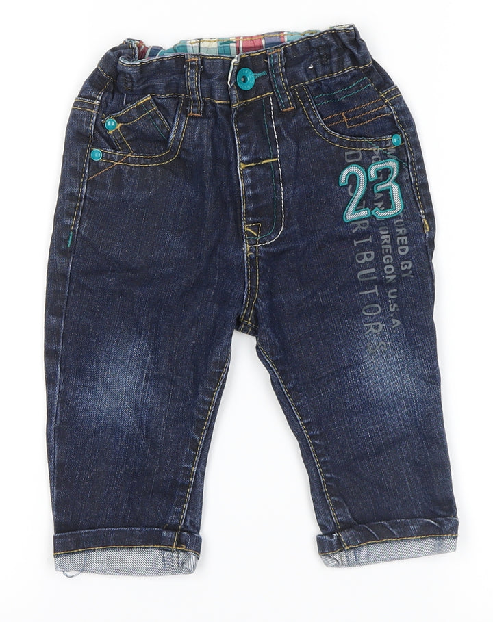 NEXT Blue Pedal Pusher Jeans Size 9-12 Months