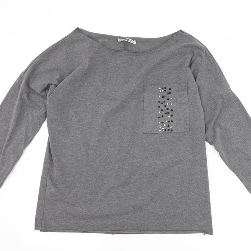 about the women Womens Grey   Basic T-Shirt Size XL