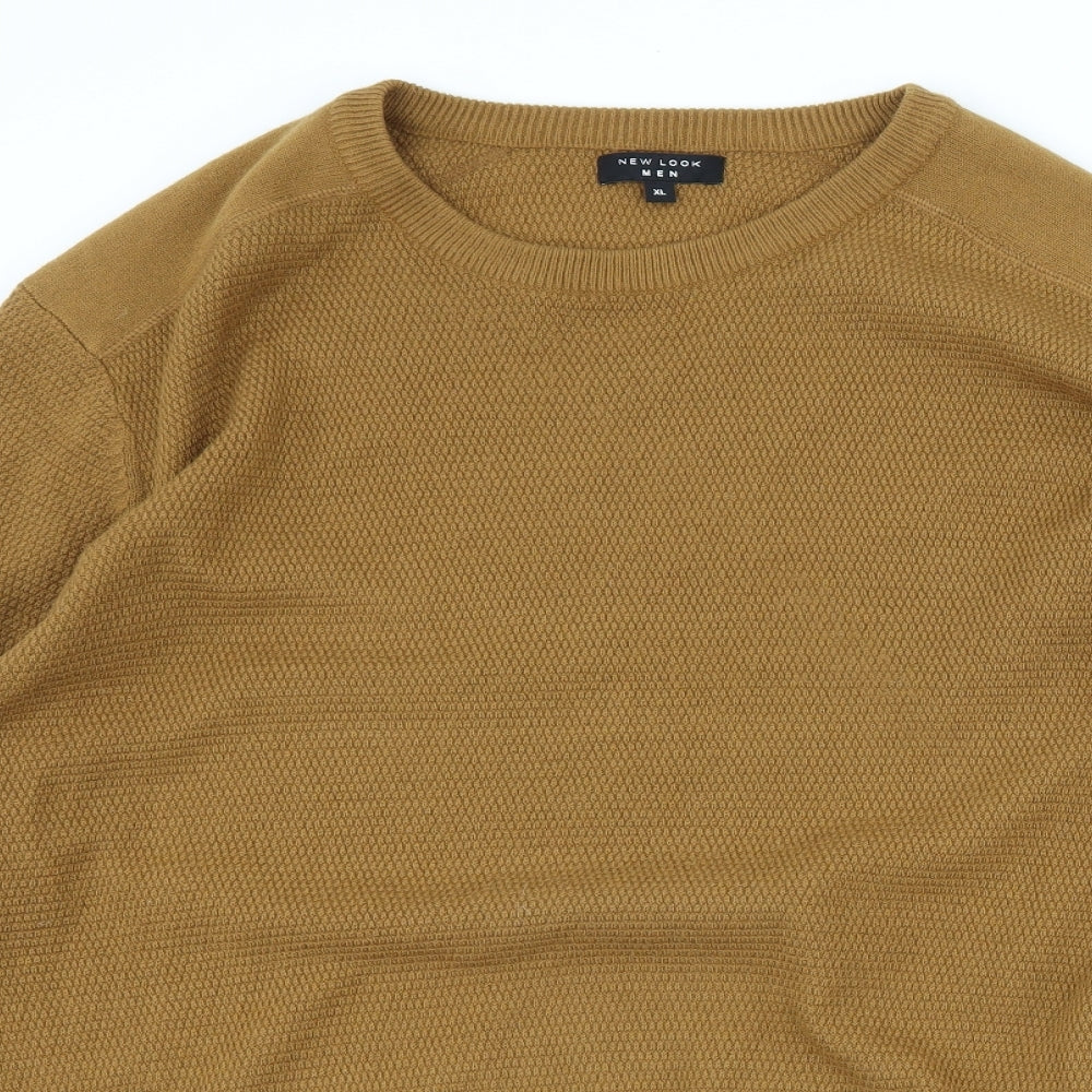 New Look Mens Brown   Pullover Jumper Size XL