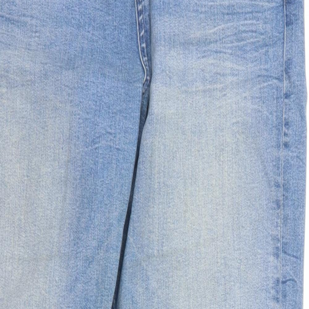 Marks and Spencer Womens Blue  Denim Skinny Jeans Size 14 L31 in