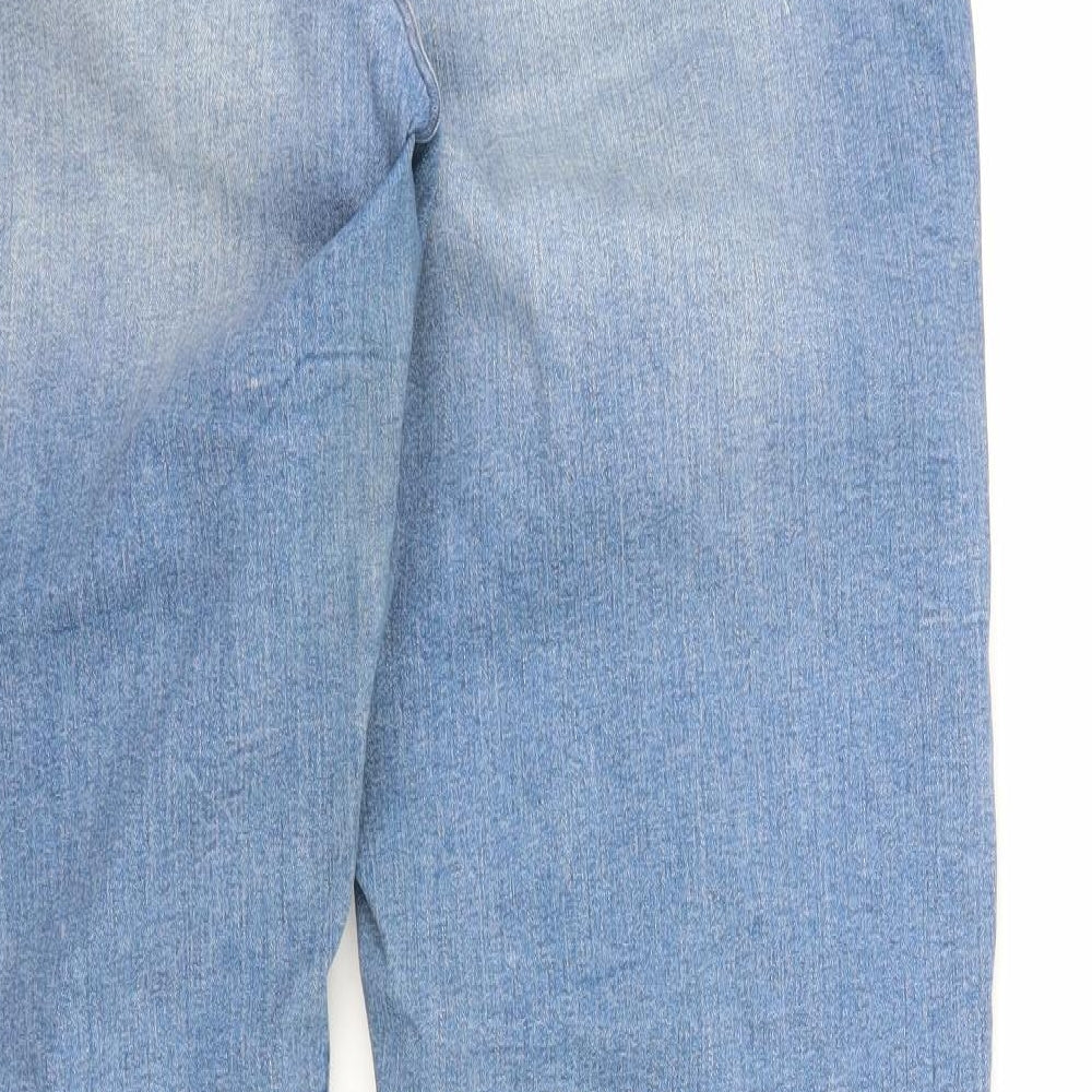Marks and Spencer Womens Blue  Denim Skinny Jeans Size 14 L31 in