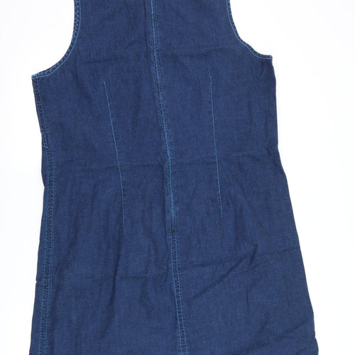 Marks and Spencer Womens Blue  Denim Tank Dress  Size 20