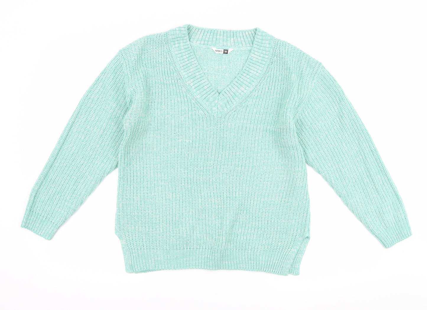 PEP & CO Womens Green   Pullover Jumper Size M