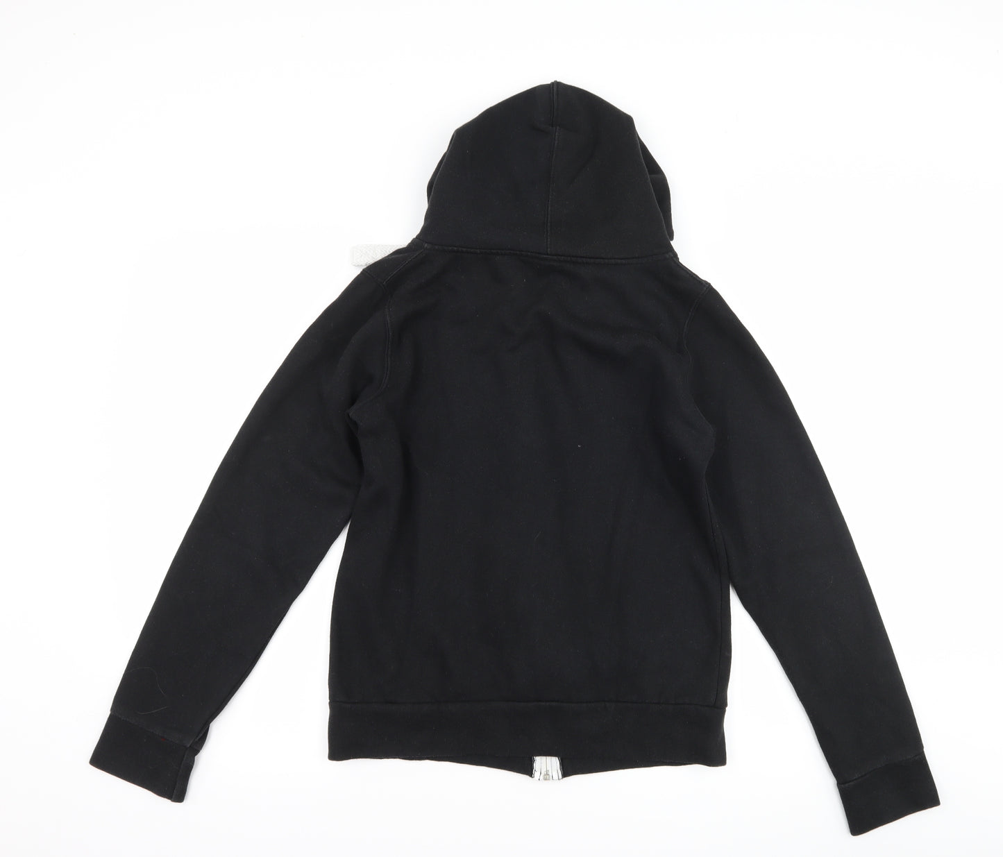 American Apparel Womens Black   Full Zip Hoodie Size M