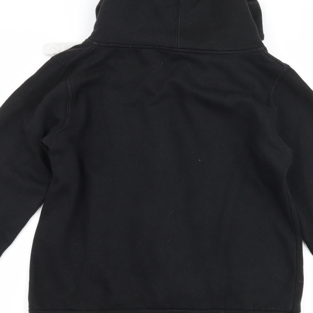American Apparel Womens Black   Full Zip Hoodie Size M