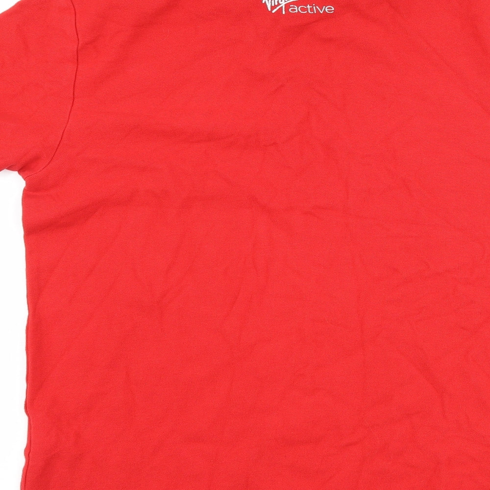 Nike Mens Red    Polo Size M