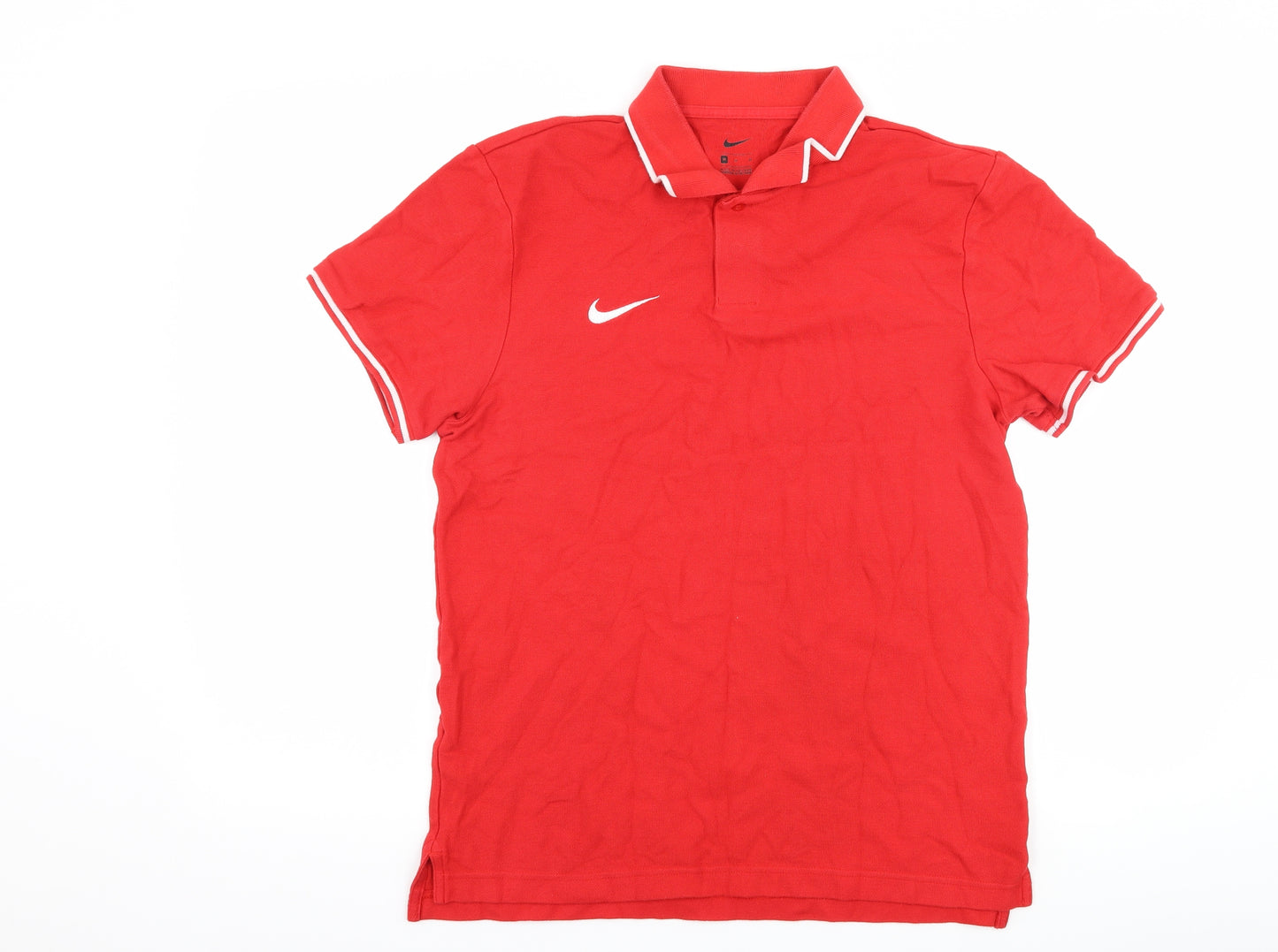 Nike Mens Red    Polo Size M