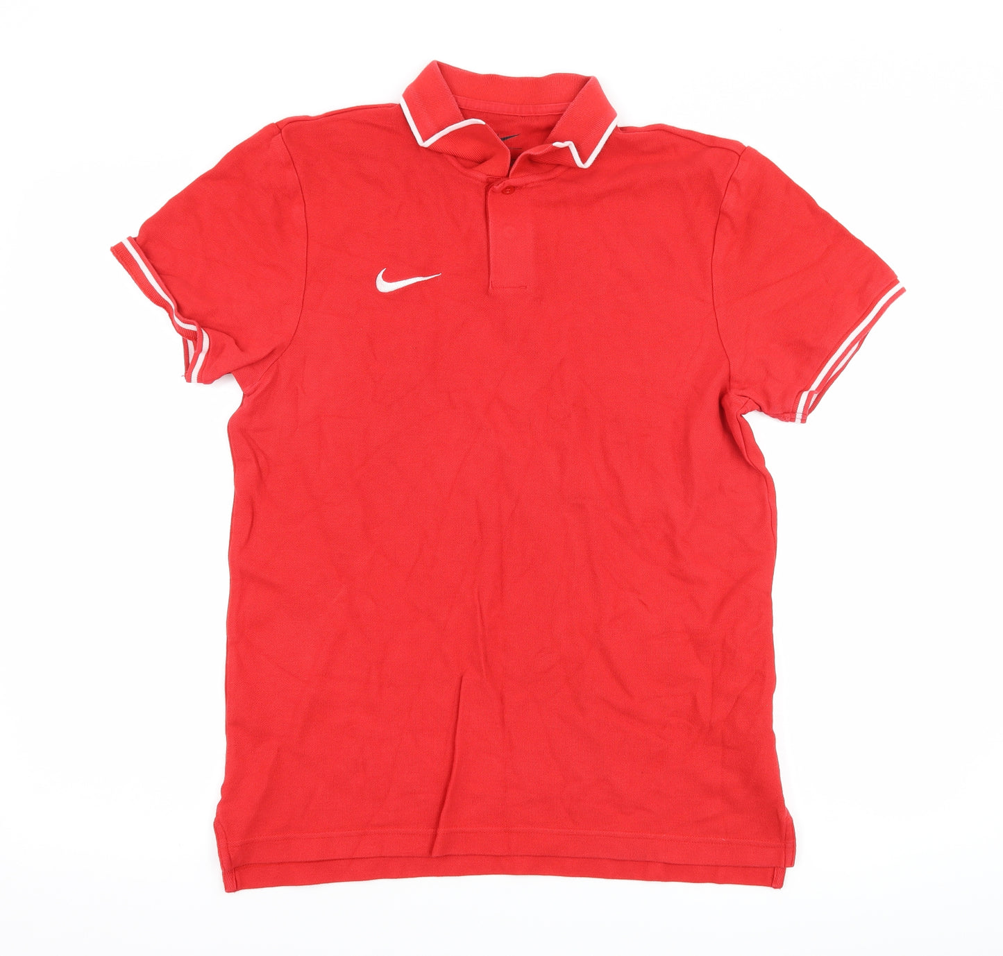 Nike Mens Red    Polo Size M