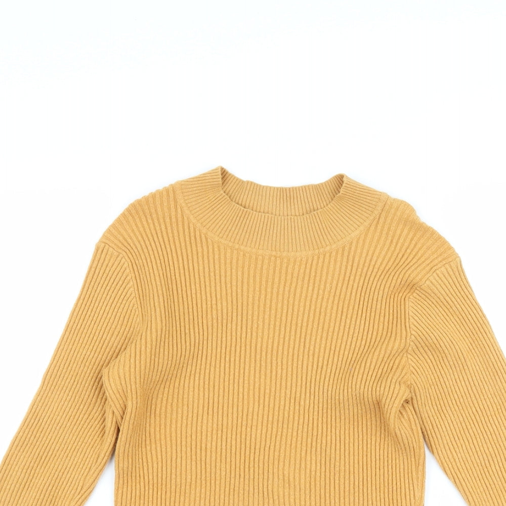 Primark Womens Yellow   Pullover Jumper Size L