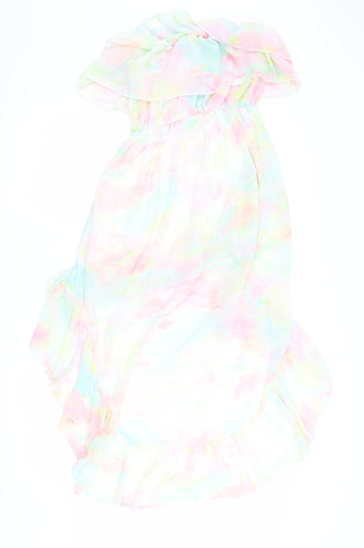 ethnia Womens White   Shift  Size M  - tie dye