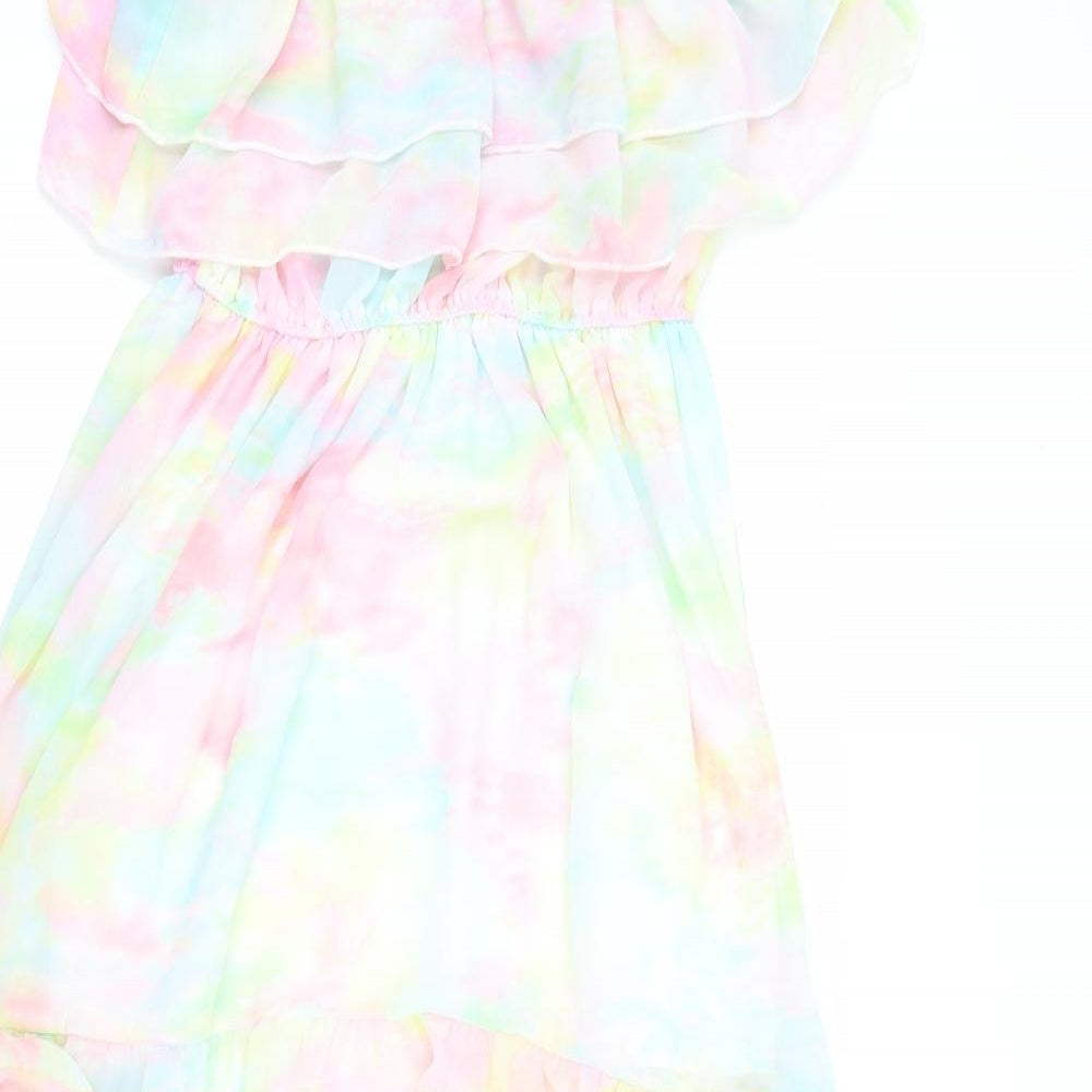 ethnia Womens White   Shift  Size M  - tie dye