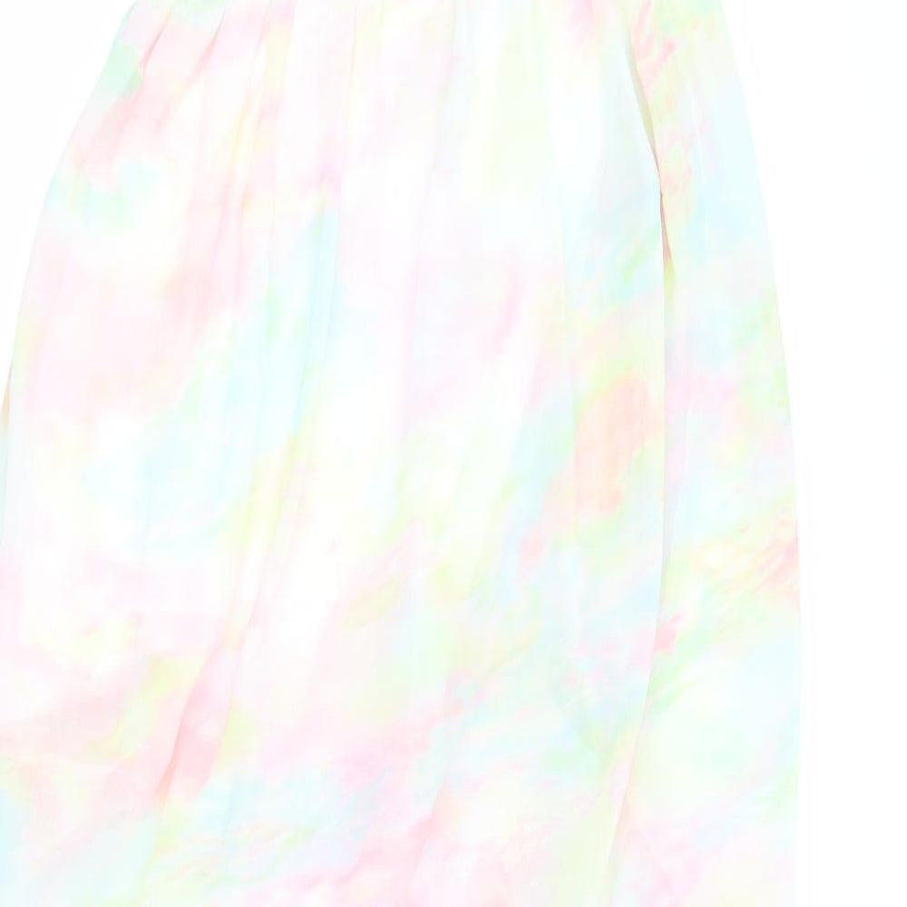 ethnia Womens White   Shift  Size M  - tie dye