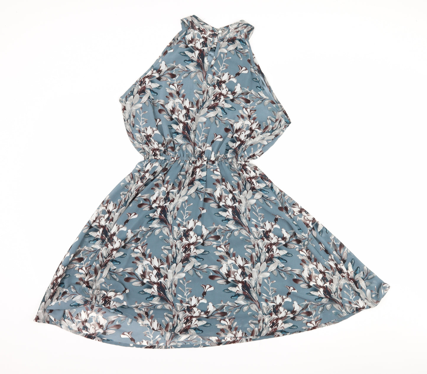 tenki Womens Blue Floral  A-Line  Size 14
