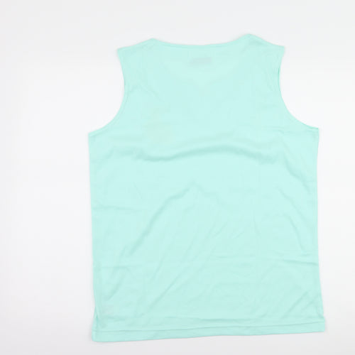 nuggets Womens Green Paisley  Basic Tank Size M