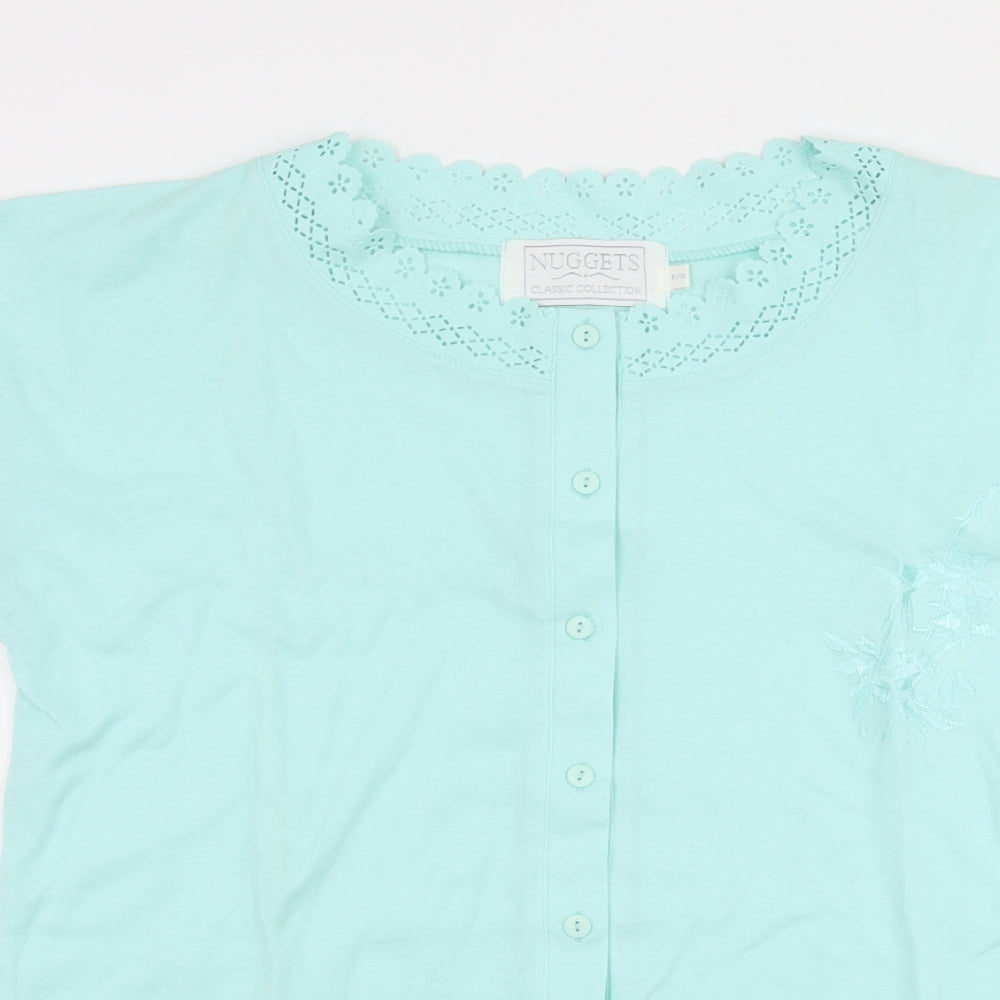nuggets Womens Blue   Basic Button-Up One Size