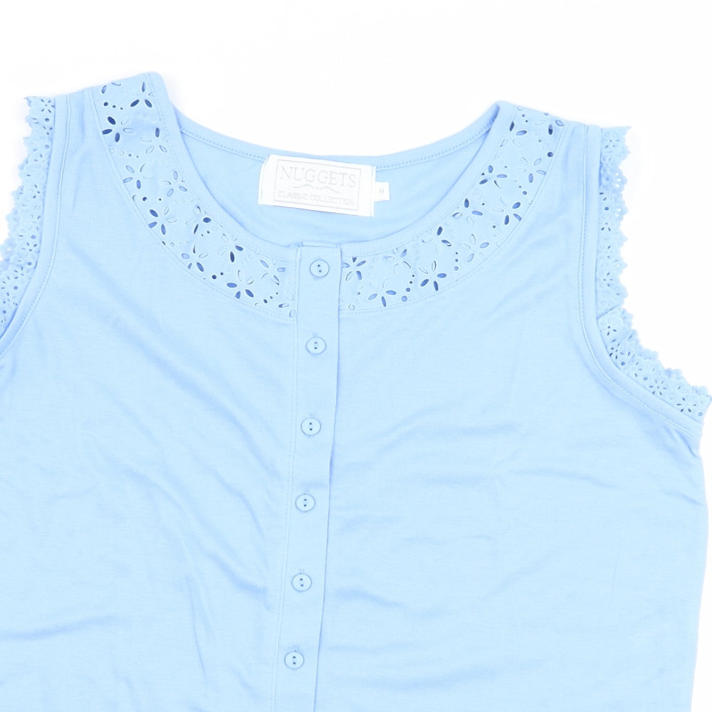 nuggets Womens Blue   Basic Tank Size M