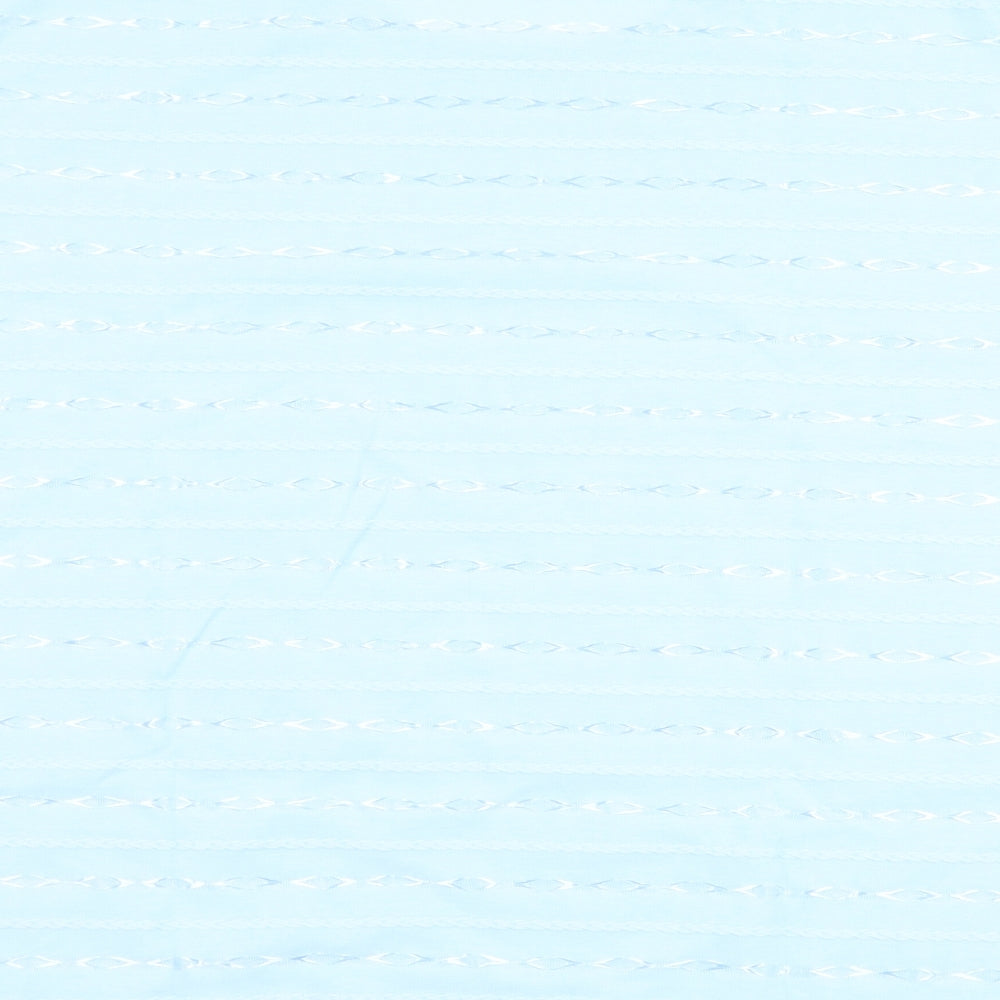 Icecube Womens Blue Striped  Basic T-Shirt Size L