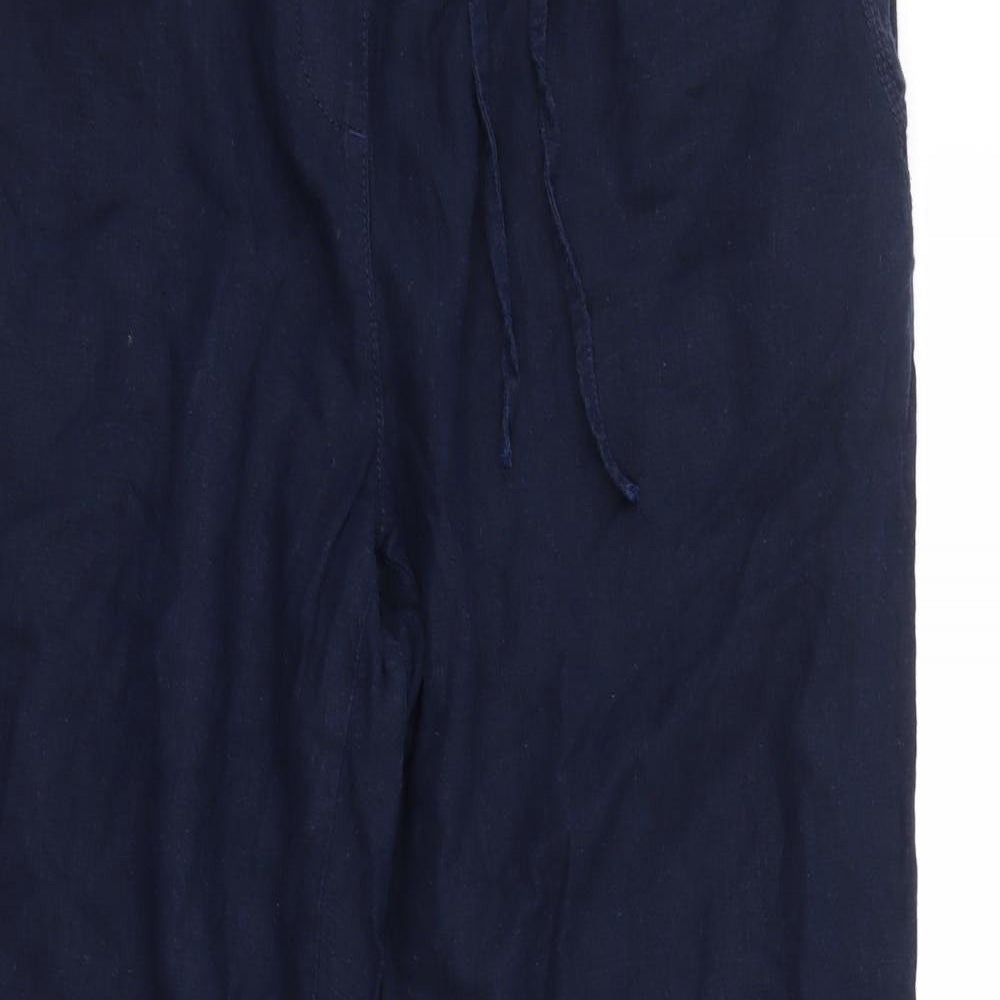 NEXT Womens Blue   Trousers  Size 14 L28 in