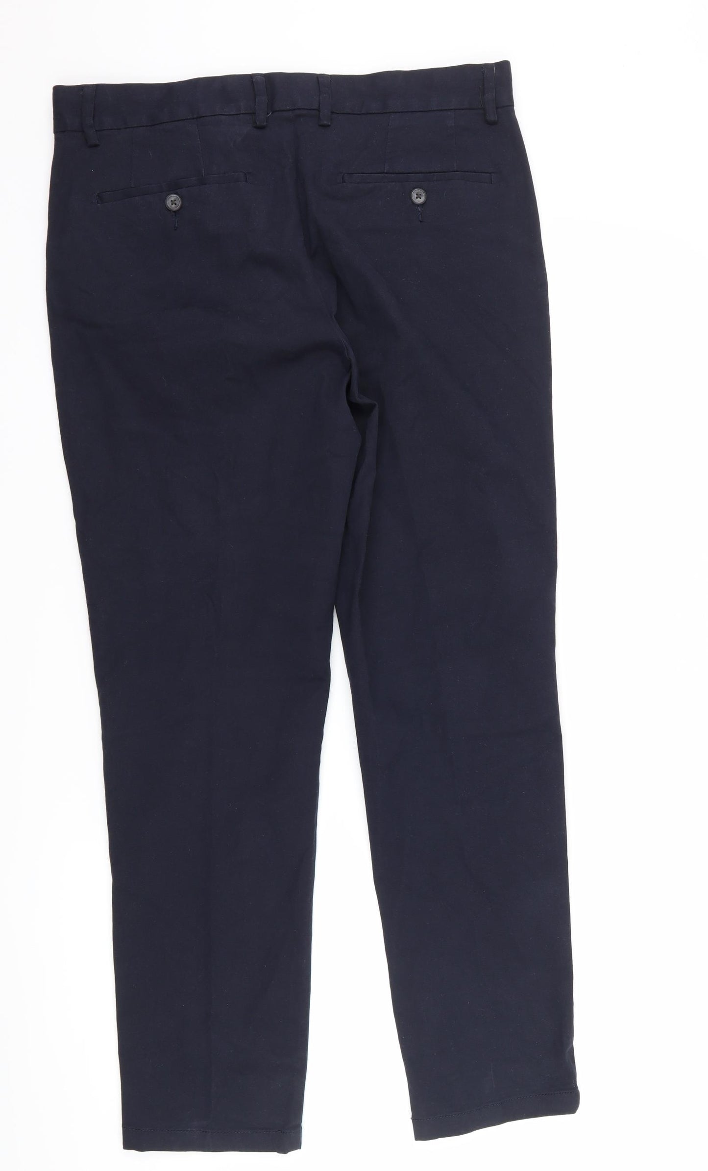 TU Mens Blue   Chino Trousers Size 32 in L30 in