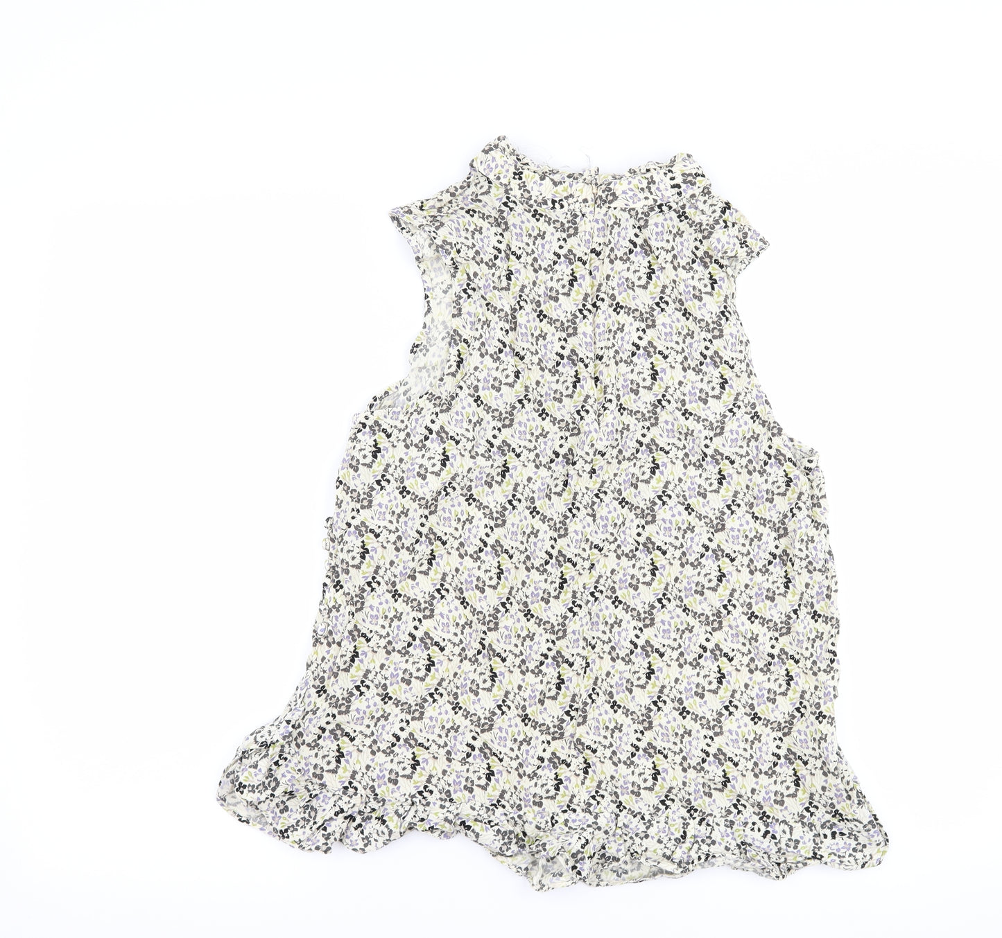 NEXT Womens Ivory Floral  Basic Blouse Size 16