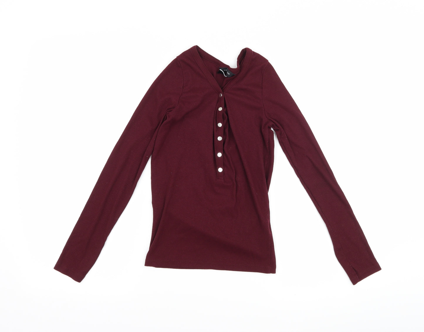 New Look Womens Purple   Basic T-Shirt Size 8