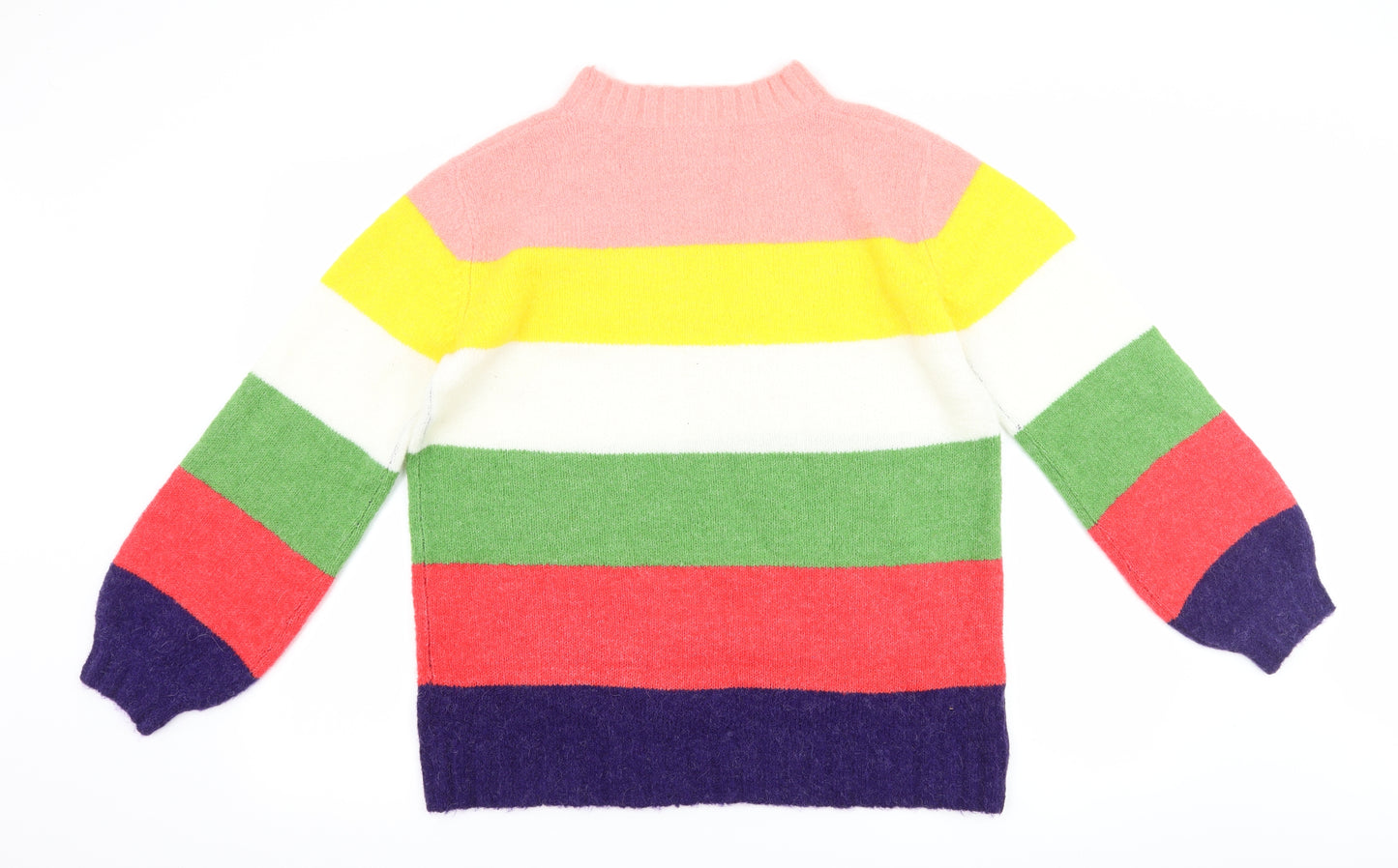 NEXT Womens Pink Striped  Pullover Jumper Size M