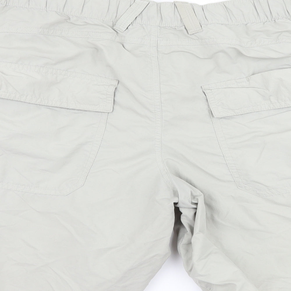 Marks and Spencer Mens Grey   Cargo Shorts Size 38