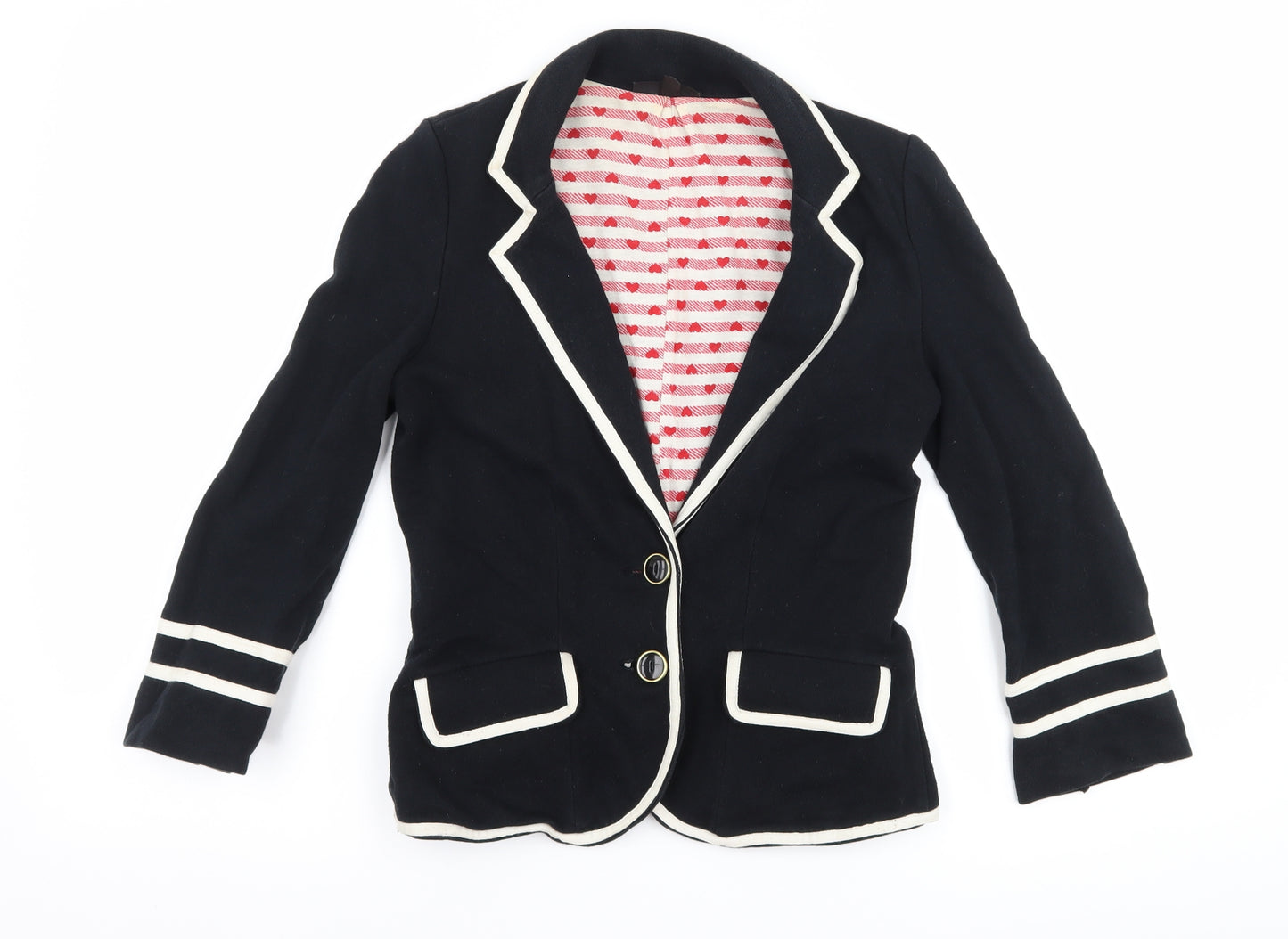 Topshop Womens Black   Jacket Blazer Size 8