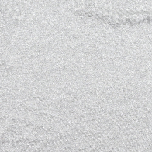 Preworn Womens Silver   Basic T-Shirt Size S