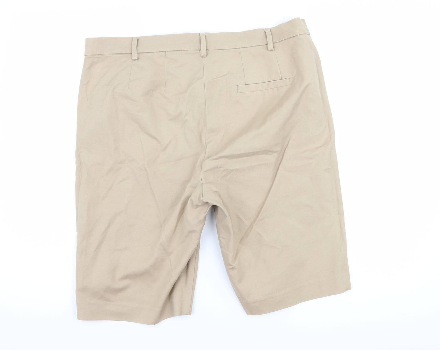 Marks and Spencer Womens Brown   Chino Shorts Size 16