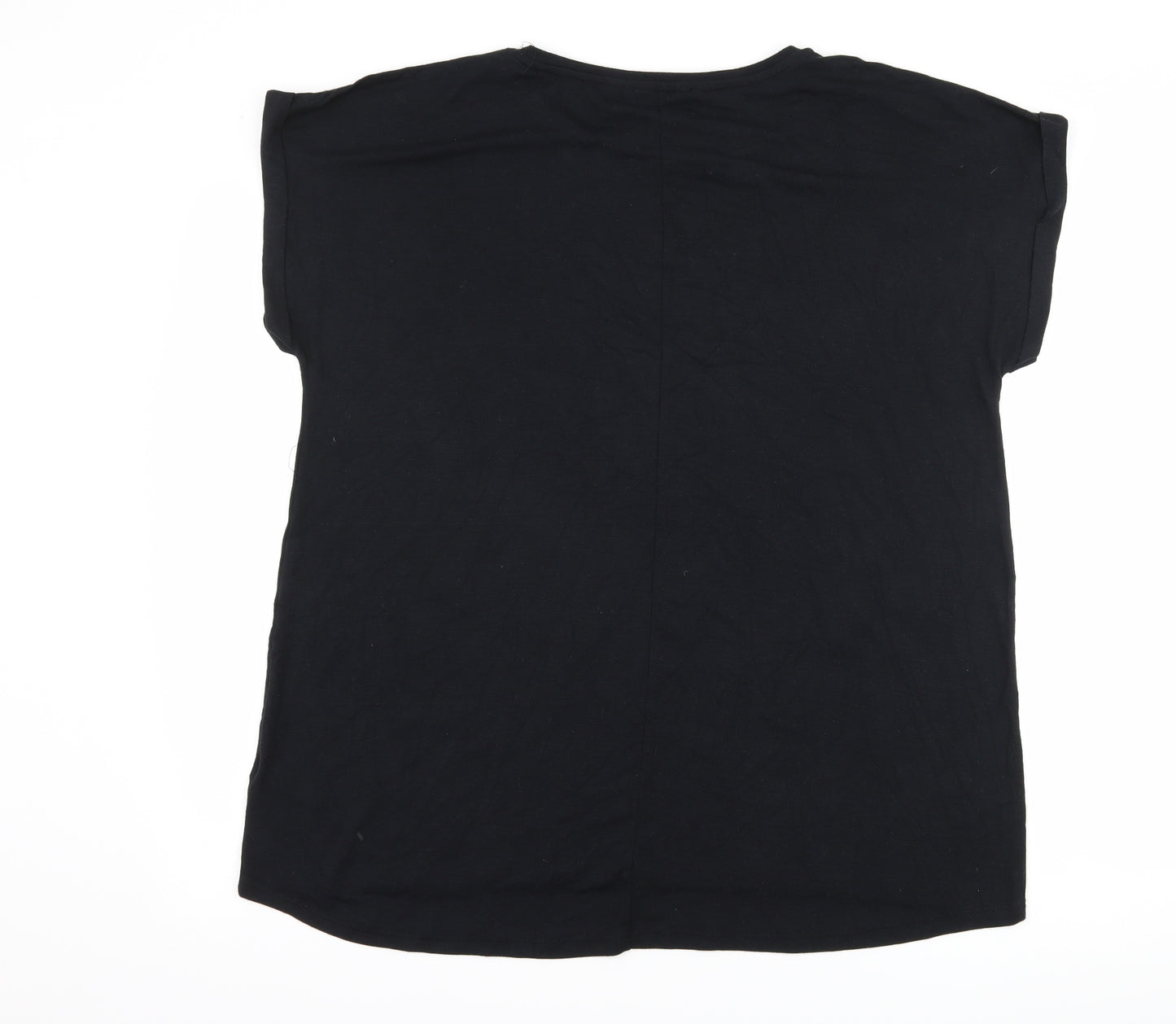 George Womens Black   Basic T-Shirt Size L