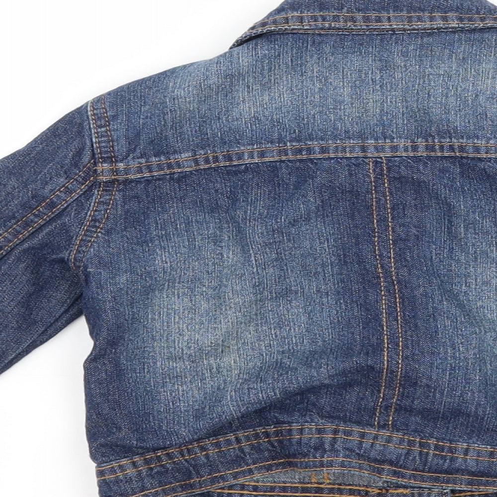 George Girls Blue  Denim Jacket  Size 3-4 Years