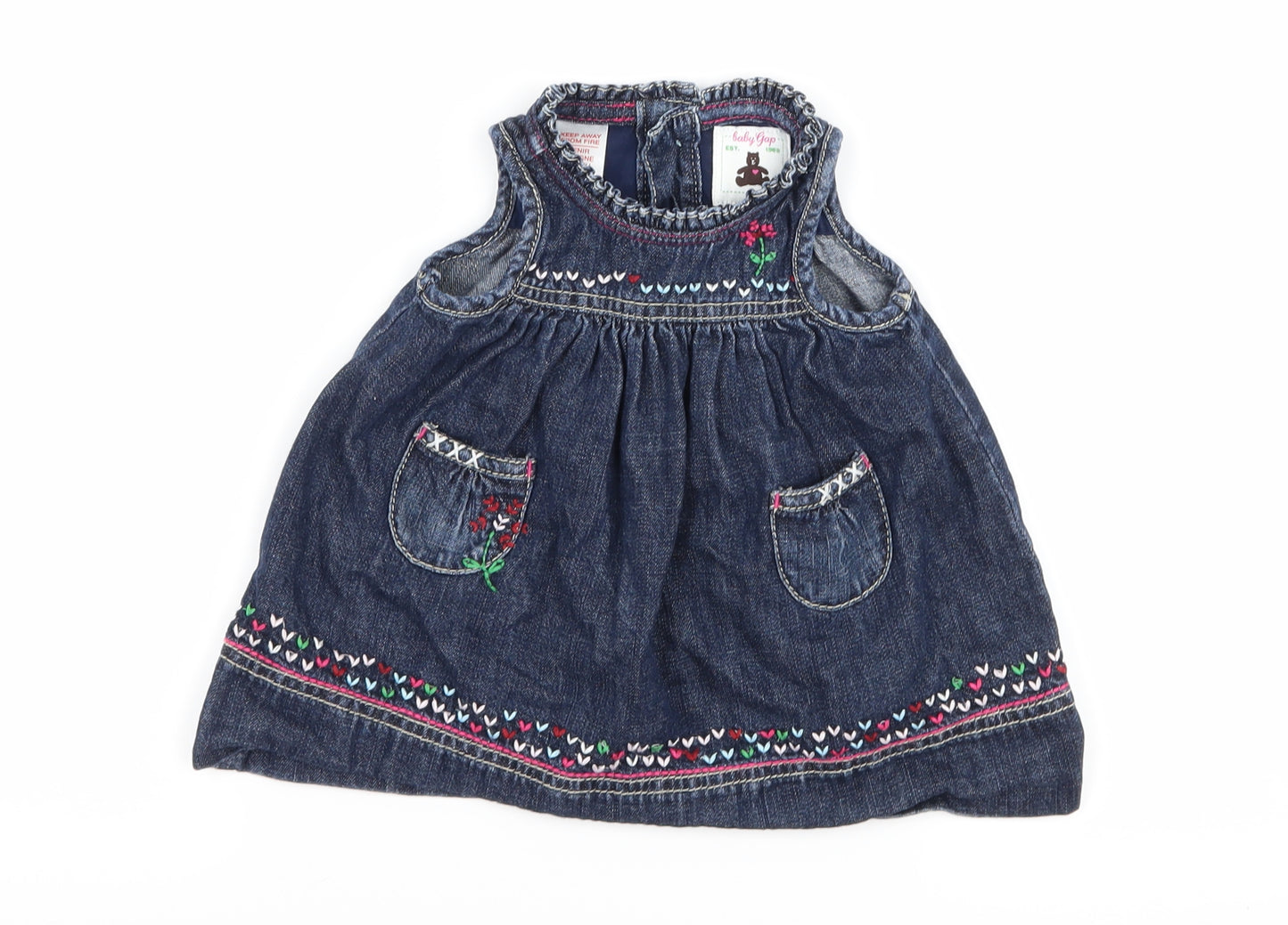 Gap Girls Blue  Denim A-Line  Size 0-3 Months