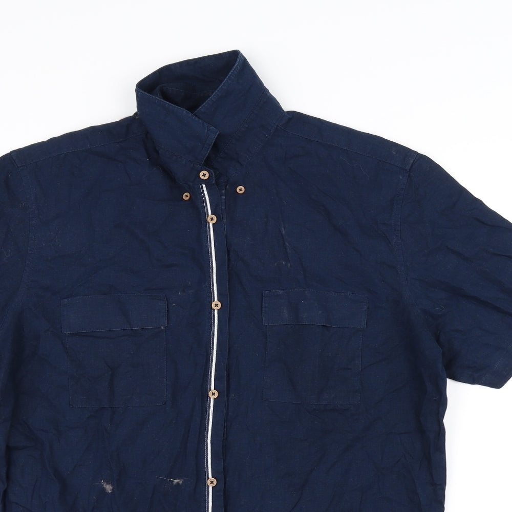 Livergy Mens Blue    Dress Shirt Size L