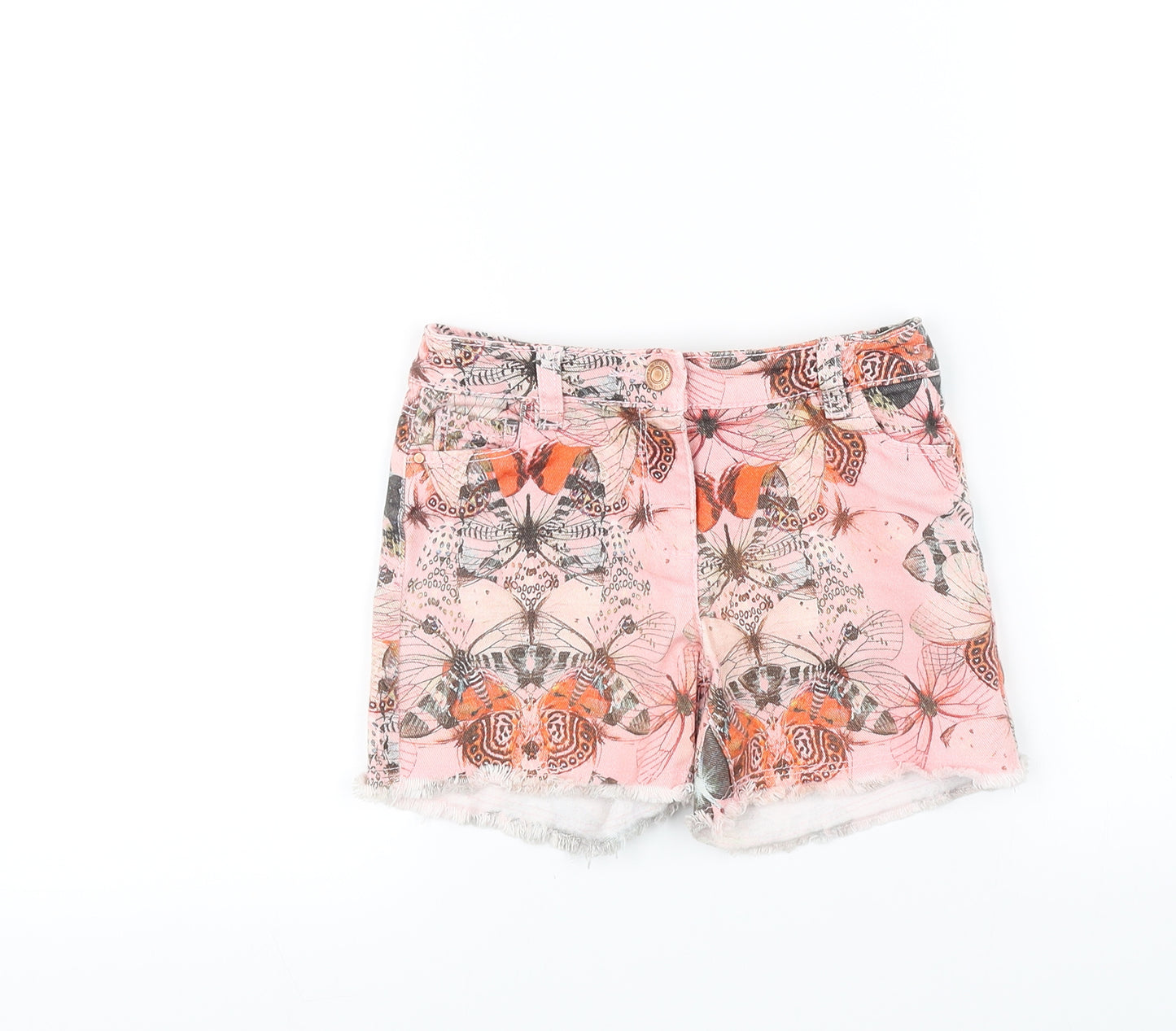 NEXT Girls Pink   Chino Shorts Size 5 Years