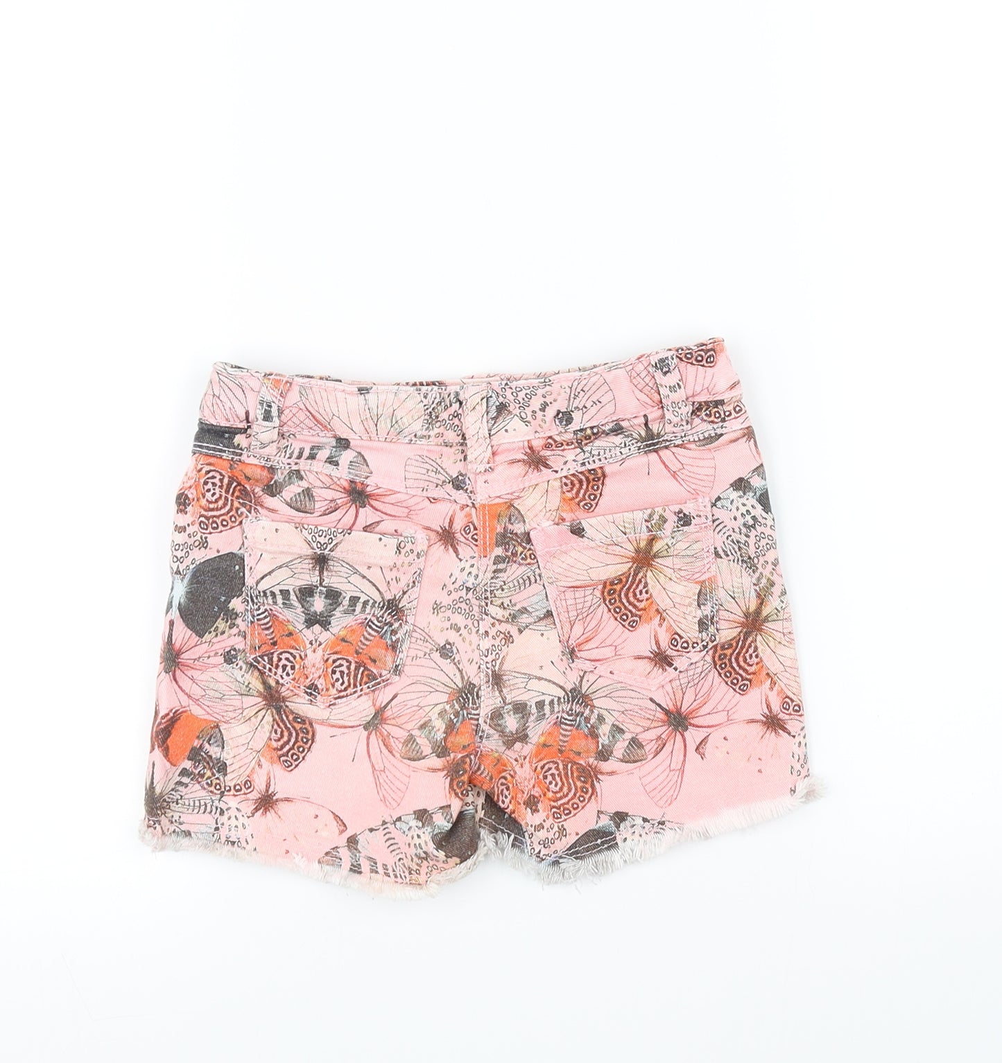 NEXT Girls Pink   Chino Shorts Size 5 Years