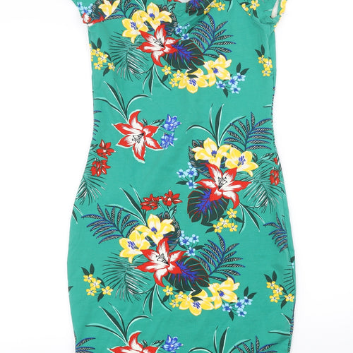 New Look Womens Green   Pencil Dress  Size 10