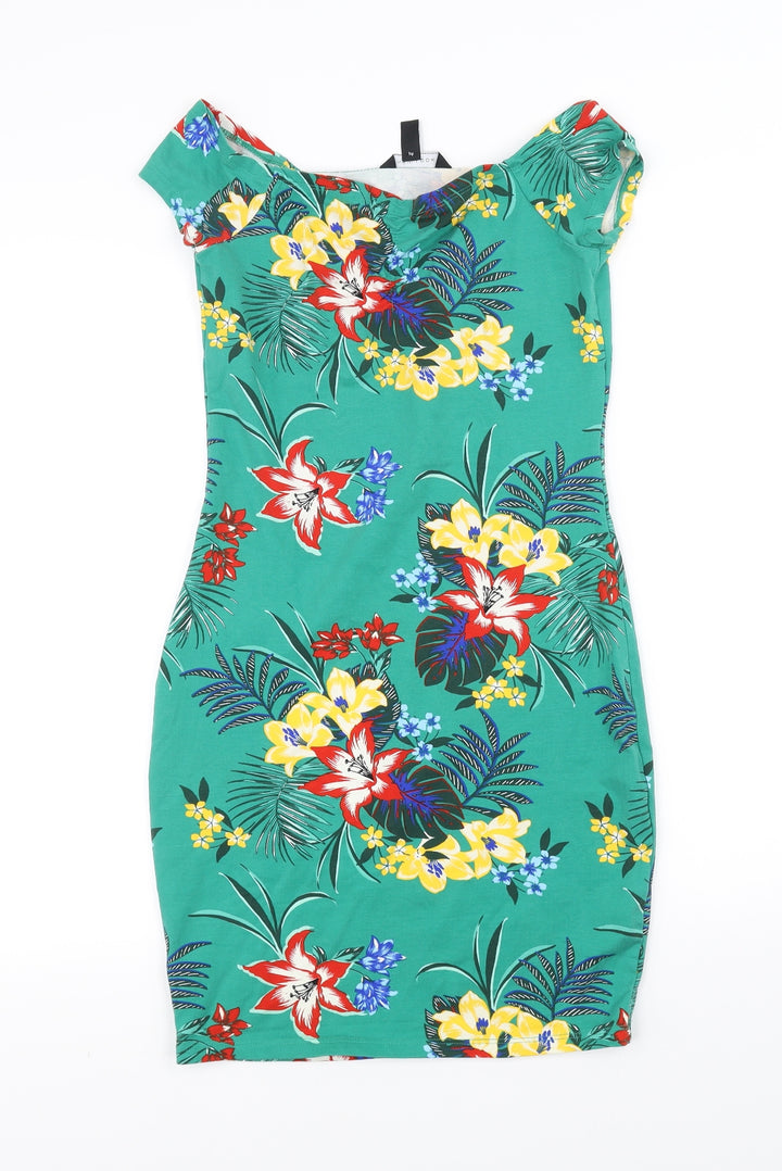 New Look Womens Green   Pencil Dress  Size 10