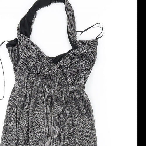 Miss Selfridge Womens Silver   A-Line  Size 6