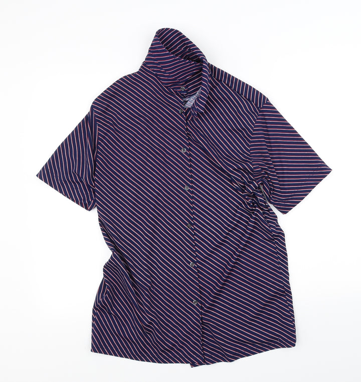 NEXT Mens Blue Dress Shirt Size L