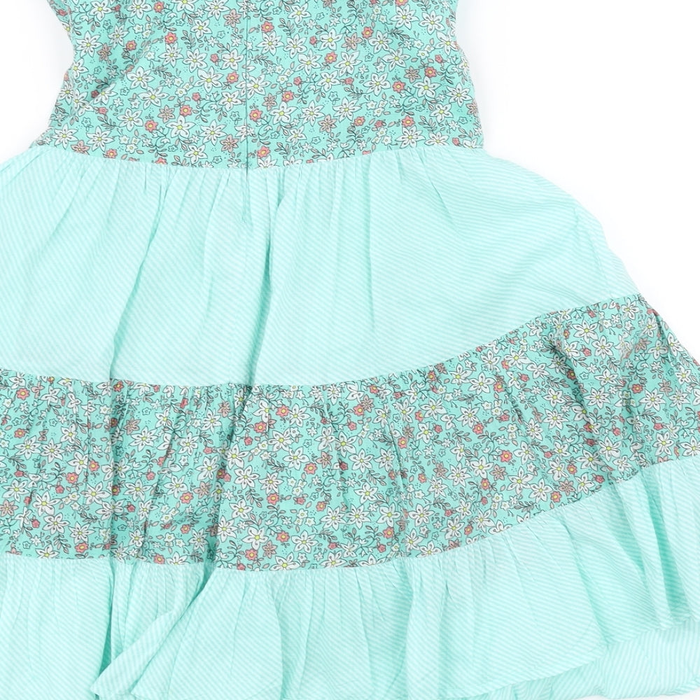 Marks and Spencer Girls Green   Fit & Flare  Size 5-6 Years