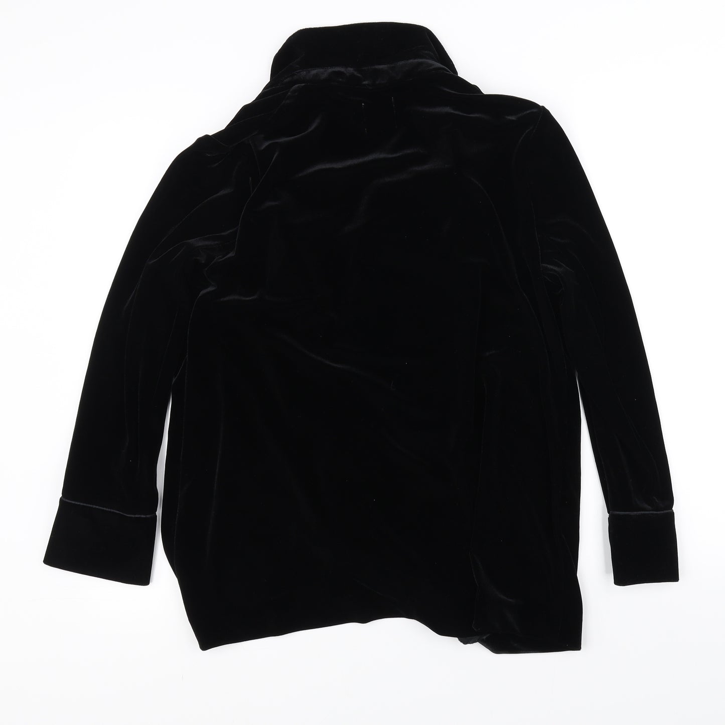 TU Womens Black   Overcoat Coat Size 14