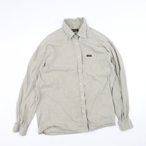 Wrangler Mens Grey    Dress Shirt Size XL
