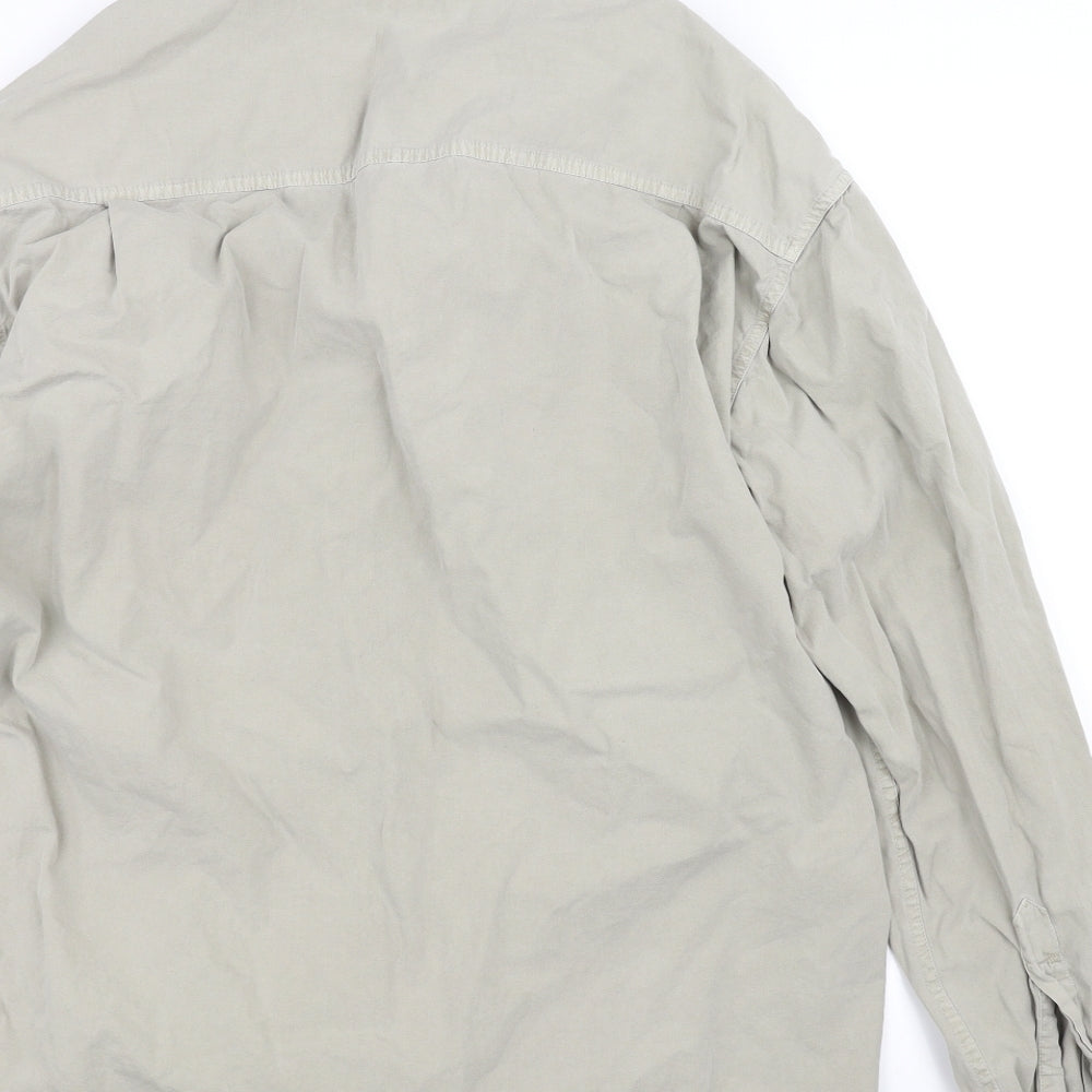 Wrangler Mens Grey    Dress Shirt Size XL