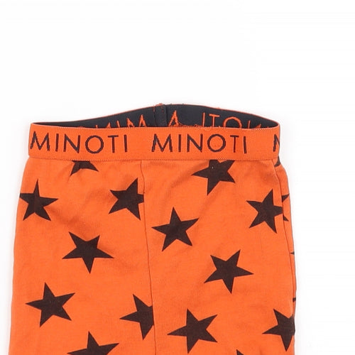 Minoti Boys Orange   Sweat Shorts Size 2-3 Years