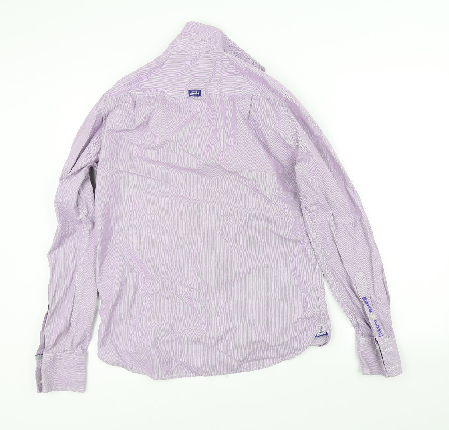 Superdry Mens Purple    Dress Shirt Size S