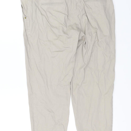 George Womens Beige   Chino Trousers Size 16 L22 in