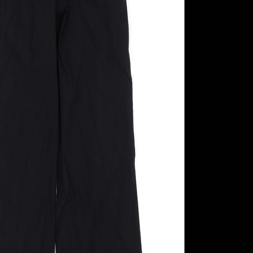 H&M Womens Black   Trousers  Size 6 L26 in